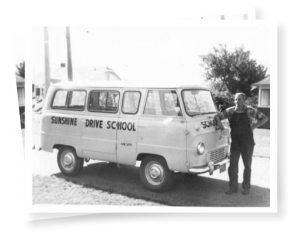 Old picture of Sunshine Bus